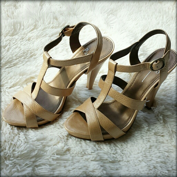 {Paolo} NIB Nude Killer Strappy Heels - Picture 3 of 8